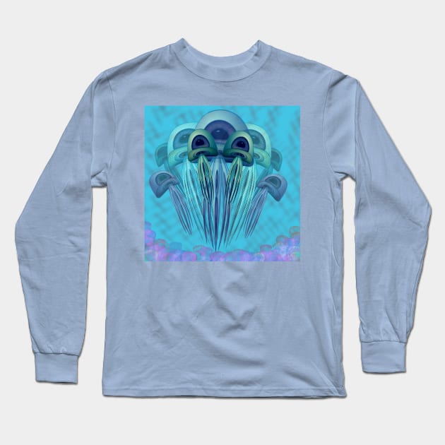 Jellyfish Long Sleeve T-Shirt by Zenferren